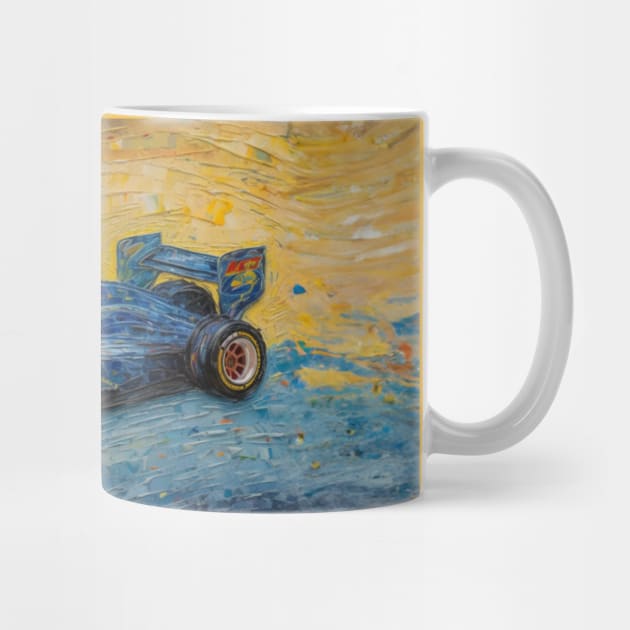 Racing Renaissance formula one painting by nancysroom